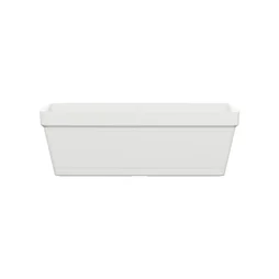 Balconnière polypropylène NATERIAL x l.49 x H.16.5 cm blanc