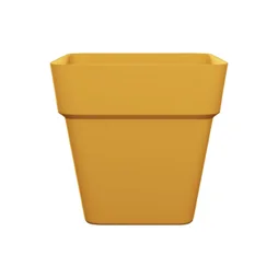 Pot polypropylène NATERIAL x l.29.5 x H.28 cm moutarde