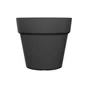 Pot plastique NATERIAL Diam.29.5 x H.25.8 cm anthracite