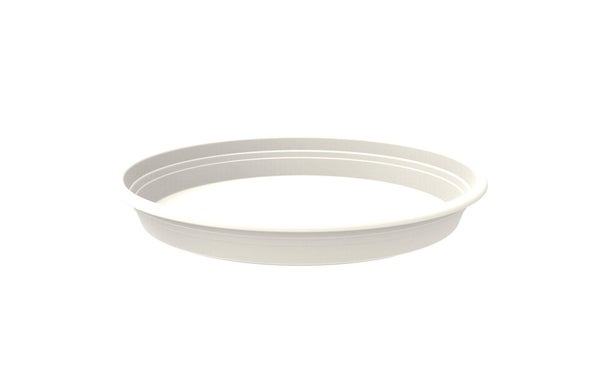 Soucoupe polypropylène NATERIAL Diam.21.7 x H.2.9 cm blanc