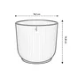 Cache-pot polypropylene ELHO Diam.16 x H.14.8 cm bleu clair