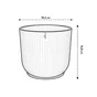 Cache-pot polypropylene ELHO Diam.18 x H.16.8 cm bleu clair