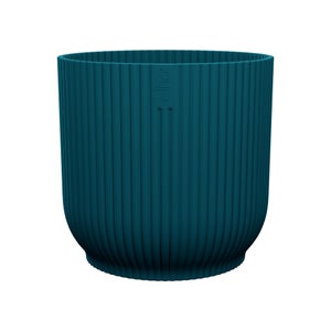 Cache-pot polypropylene ELHO Diam.22 x H.20.2 cm bleu clair