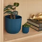 Cache-pot polypropylene ELHO Diam.22 x H.20.2 cm bleu clair