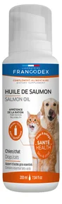 Huile de saumon chien  chat