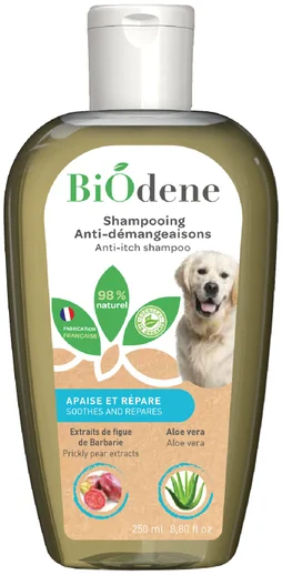Shampooing anti-démangeaisons pour chien, BIODENE, 250 ml