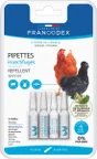 Pipettes insectifuges volailles
