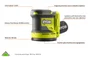 Ponceuse excentrique sans fil RYOBI Rros18-0 18 V