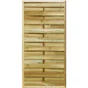 Panneau bois occultant Mika, l.90 x H.180 cm, brun clair