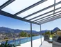 Pergola adossée DCB GARDEN Cielo-4x3-n aluminium noir, 9.36 m²