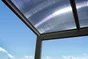 Pergola adossée DCB GARDEN Cielo-4x3-n aluminium noir, 9.36 m²