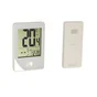 Thermomètre intérieur/extérieur avec sonde de température sans fil, EQUATION, blanc