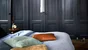Peinture mur, boiserie crème de couleur DULUX VALENTINE anthracite satiné 0.5L