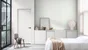 Peinture mur, boiserie crème de couleur DULUX VALENTINE matin blanc satiné 0.5L