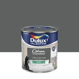 Peinture mur, boiserie et papier peint DULUX VALENTINE pierre de lave satiné 0.5L