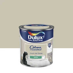 Peinture mur, boiserie et papier peint DULUX VALENTINE grain de sable satiné 0.5L