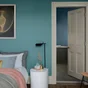 Peinture bleu canard mur, boiserie Creme de couleur DULUX VALENTINE satine 0.5 l