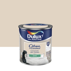 Peinture mur, boiserie et papier peint DULUX VALENTINE caravane des sables satiné 0.5L