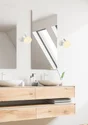 Spot salle de bain, nature, cristal blanc E14 max 20 W, BRILLIANT Laguna