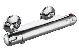 Mitigeur thermostatique douche chrome chrome, SENSEA Hilir