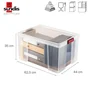 Bac manutention rangement plastique Clip'n store l.62.5 x P.44 x H.35 cm, 75L