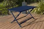Table de jardin DCB GARDEN Marius rectangulaire bleu 4 personnes