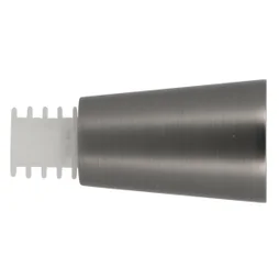 Lot de 2 embouts Gun, gris foncé, pour tringle à rideau Diam.28 mm MOBOIS