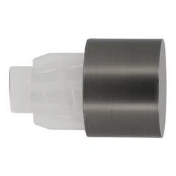 Lot de 2 embouts Gun, gris foncé, pour tringle à rideau Diam.28 mm MOBOIS