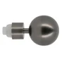 Lot de 2 embouts Gun, gris foncé, pour tringle à rideau Diam.28 mm MOBOIS