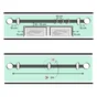 Lot de 2 supports tringle à rideau Gun, 20 mm titane foncé MOBOIS