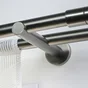 1 support mural double tringle à rideau Gun, 20 mm titane foncé MOBOIS