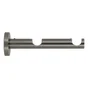 1 support mural double tringle à rideau Gun, 28 mm titane foncé MOBOIS