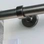 Support tringle à rideau Gun, 28 mm titane foncé MOBOIS
