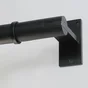 Lot de 2 embouts Atelier, noir mat, pour tringle à rideau Diam.28 mm MOBOIS