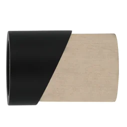 Embout Atelier, chêne clair mat, pour tringle à rideau Diam.28 mm MOBOIS