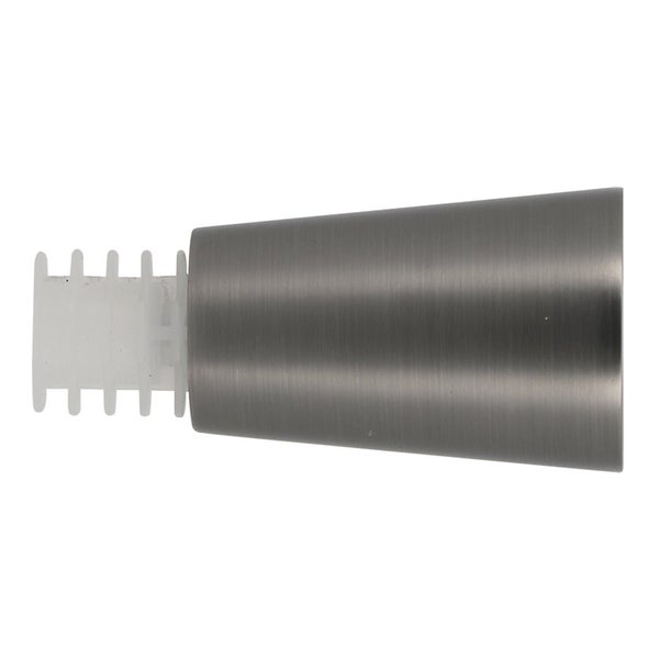 Lot de 2 embouts Pommeau D20mm gun MOBOIS, titane foncé