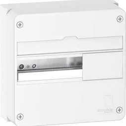 Tableau électrique nu 1 rangée 13 modules Resi9, SCHNEIDER ELECTRIC, blanc