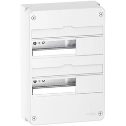 Tableau électrique nu 2 rangées 26 modules Resi9, SCHNEIDER ELECTRIC, blanc