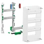 Tableau électrique nu 3 rangées 39 modules Resi9, SCHNEIDER ELECTRIC, blanc