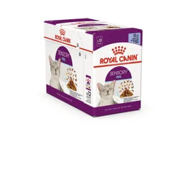 Pâtée chat ROYAL CANIN Sensory feel jelly, paquet de 12 sachets de 85G