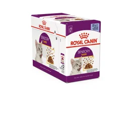 Pâtée chat ROYAL CANIN Sensory taste jelly, paquet de 12 sachets de 85G