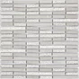 1 plaque de mosaïque mur / sol Zen-bamboo marbre gris, argent 30 x 29 cm ARTENS 