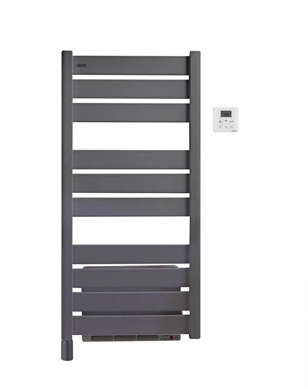 Sèche-serviettes inertie fluide soufflant 500+1000w madras air anthrac