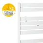 Sèche-serviettes electrique soufflant ACOVA 750 + 1000W, H.151.7 x l.51 cm Madra