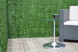 Haie Artificielle - 1 X 5 M - Bicolore : 2 Tons De Vert