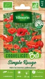 Graines de coquelicot rouge bio VILMORIN 1 g