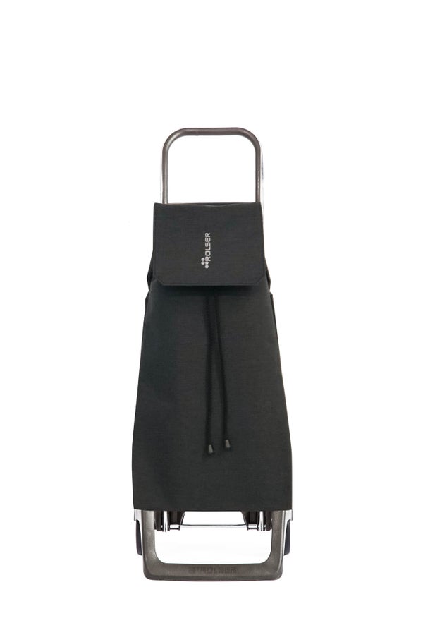 Chariot de courses 2 roues pliant, 40l, JET TWEED économique, noir