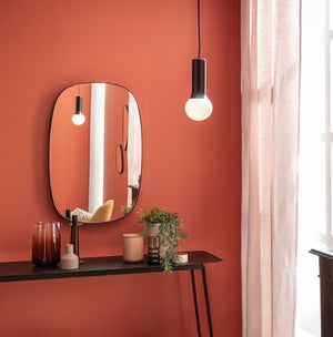Peinture mur boiserie LUXENS orange lava 3 mat 0.5 l