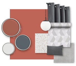 Peinture mur boiserie LUXENS orange lava 3 mat 0.5 l