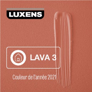 Peinture mur boiserie LUXENS orange lava 3 mat 0.5 l